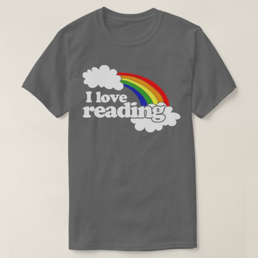 I Liebe Lesen T-Shirt (Design vorne)
