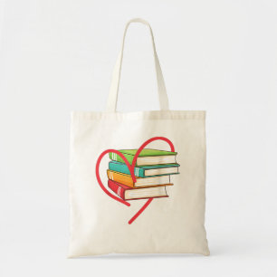 I Liebe Lesen von Heart Liebe Bücher T Library Boo Tragetasche