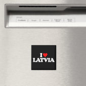 I LIEBE LETTLAND MAGNET (In Situ (Geschirrspüler))
