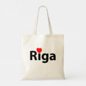 I Liebe Lettland Riga Tragetasche (Rückseite)