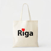 I Liebe Lettland Riga Tragetasche (Vorne)