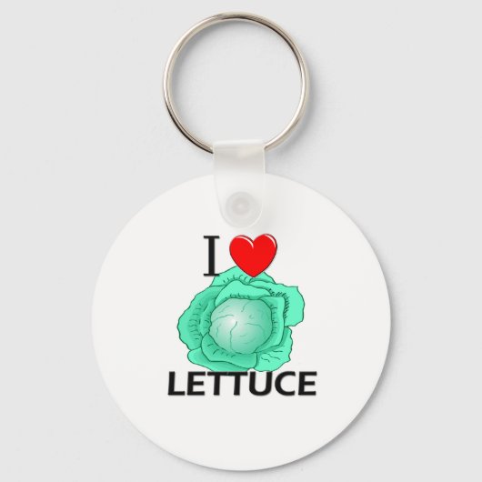 I Liebe Lettuce Schlüsselanhänger (Vorderseite)