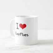 I Liebe-Leuchtkäfer Kaffeetasse (Vorderseite Links)