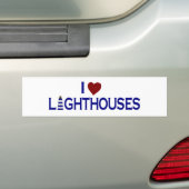 I Liebe-Leuchttürme Autoaufkleber (Auf Auto)