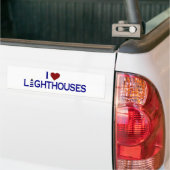 I Liebe-Leuchttürme Autoaufkleber (Auf Lkw)