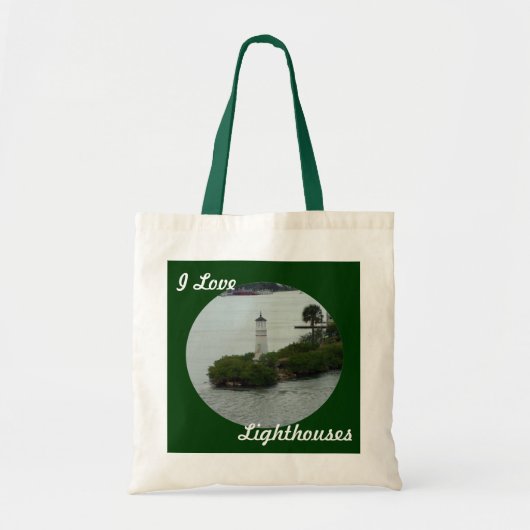 I Liebe-Leuchttürme Tragetasche (Vorne)