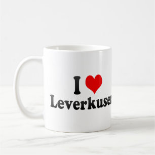 I Liebe Leverkusen, Deutschland Kaffeetasse