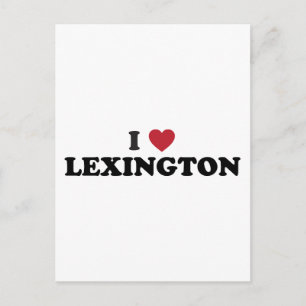 I Liebe Lexington Kentucky Postkarte