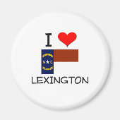 I Liebe Lexington North Carolina Magnet (Vorne)