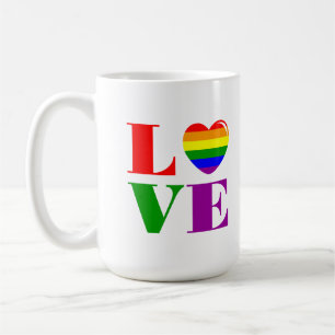 I Liebe LGBT Kaffeetasse