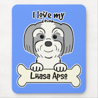 I Liebe Lhasa Apso Mousepad