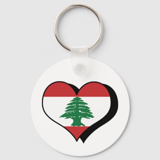I Liebe Libanon Schlüsselanhänger (Vorderseite)