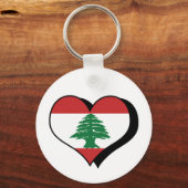 I Liebe Libanon Schlüsselanhänger (Vorderseite)