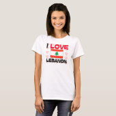 I Liebe Libanon T-Shirt (Vorne ganz)