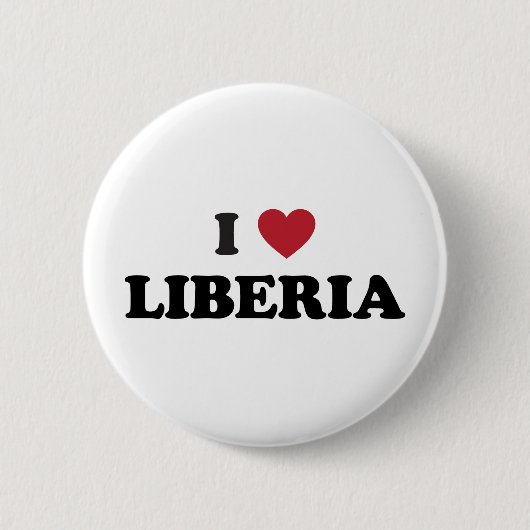 I Liebe Liberia Button (Vorderseite)