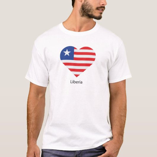 I Liebe Liberia T-Shirt (Vorderseite)
