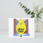 I Liebe Library Chicks Postkarte (Stehend Vorderseite)