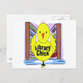 I Liebe Library Chicks Postkarte (Vorne/Hinten)
