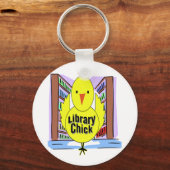I Liebe Library Chicks Schlüsselanhänger (Vorderseite)