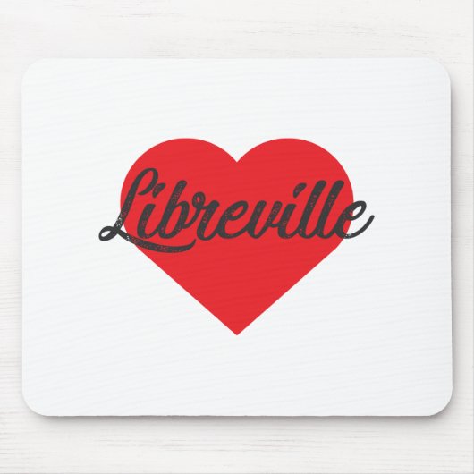 I Liebe Libreville - Gabun Mousepad (Vorne)