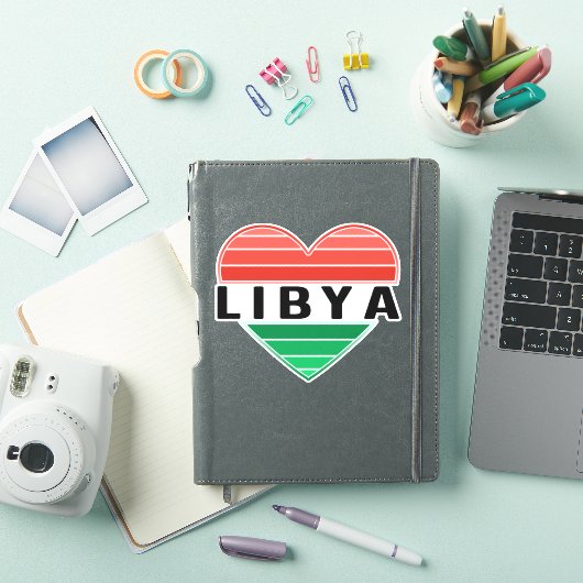 I. Liebe Libyen, Libyens Herz Aufkleber (iPad Hülle)