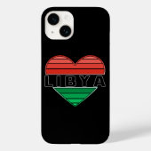 I. Liebe Libyen, Libyens Herz Case-Mate iPhone Hülle (Rückseite)