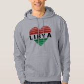 I. Liebe Libyen, Libyens Herz Hoodie (Vorderseite)