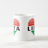 I. Liebe Libyen, Libyens Herz Kaffeetasse (Mittel)