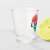 I. Liebe Libyen, Libyens Herz Schnapsglas (Links)