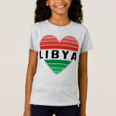 I. Liebe Libyen, Libyens Herz T-Shirt (Vorderseite)
