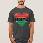 I. Liebe Libyen, Libyens Herz T-Shirt (Vorderseite)