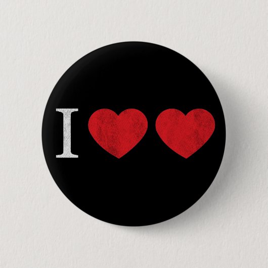 I Liebe-Liebe Button (Vorderseite)