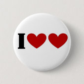 I Liebe-Liebe Button (Vorderseite)