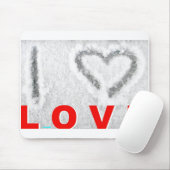 I Liebe LIEBE - Mousepad (Mit Mouse)