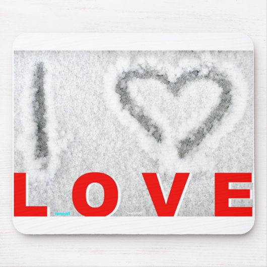 I Liebe LIEBE - Mousepad
