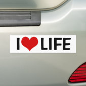 I Liebe Life Autoaufkleber (Auf Auto)