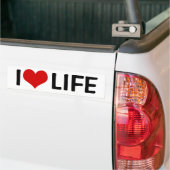 I Liebe Life Autoaufkleber (Auf Lkw)
