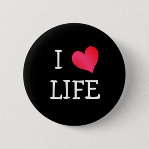 I Liebe Life Button