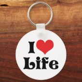 I Liebe Life Schlüsselanhänger (Vorderseite)
