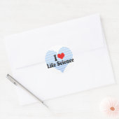 I Liebe Life Science Runder Aufkleber (Umschlag)