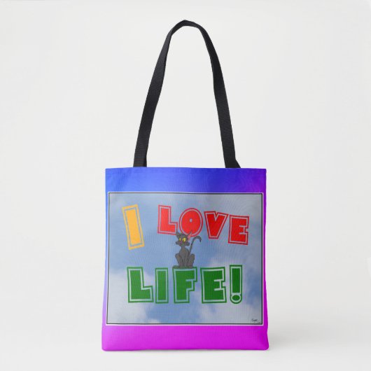 "I Liebe Life!" Tasche (Vorderseite)
