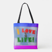 "I Liebe Life!" Tasche (Rückseite)