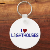 I Liebe Lighthouse Schlüsselanhänger (Vorderseite)
