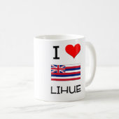 I Liebe LIHUE Hawaii Kaffeetasse (VorderseiteRechts)