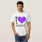 I LIEBE LILA T-Shirt (Vorne ganz)