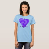 I Liebe-lila T - Shirt (Vorne ganz)
