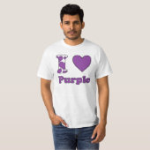 I LIEBE LILA T-Shirt (Vorne ganz)