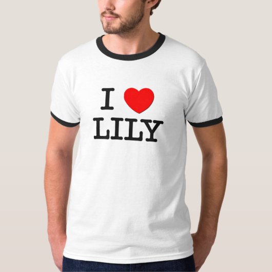 I Liebe-Lilie T-Shirt (Vorderseite)
