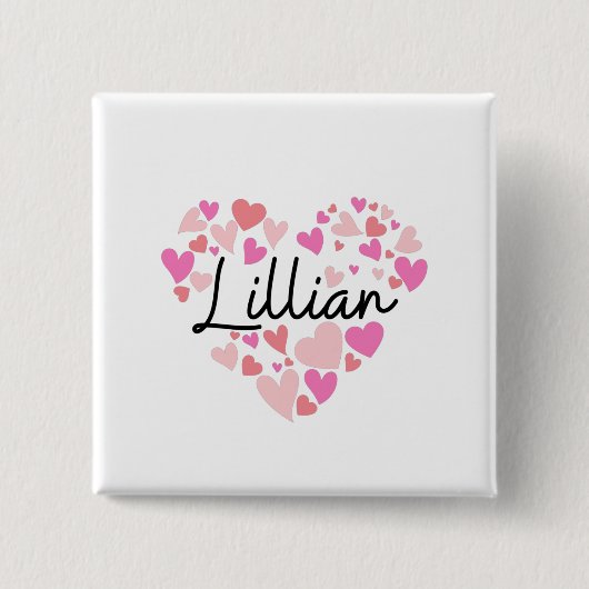 I Liebe Lillian Button (Vorderseite)