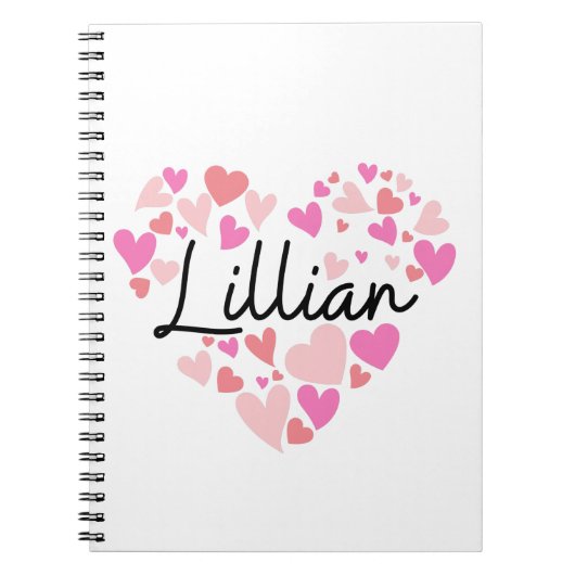 I Liebe Lillian Notizblock (Vorderseite)